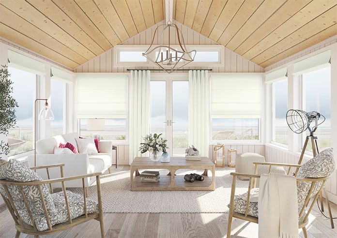 Hartford, Calm White - Roman Blind - Image 8